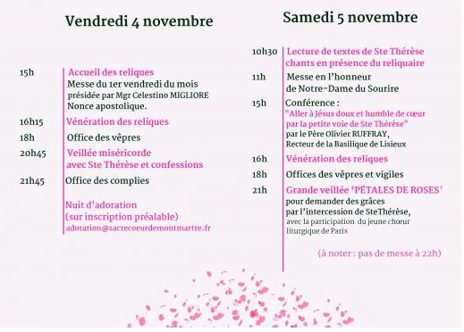 therese au SC 4 et 5 nov