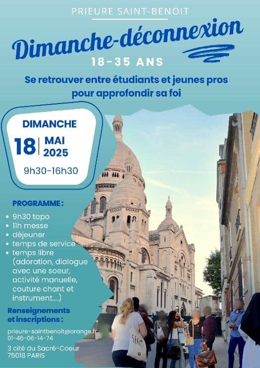 Dimanche déconnexion au prieuré Saint Benoit