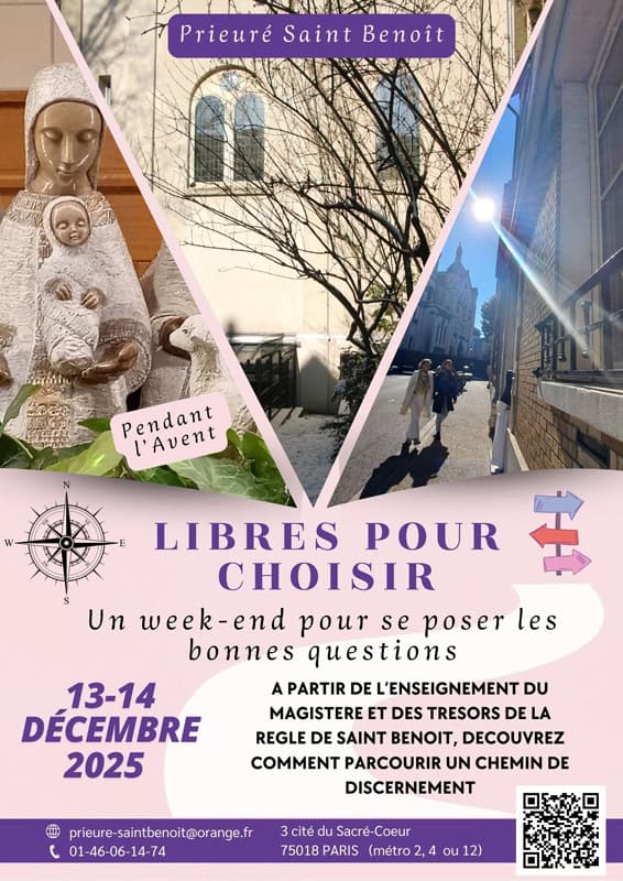 WEEK END DISCERNEMENT prieure saint benoit