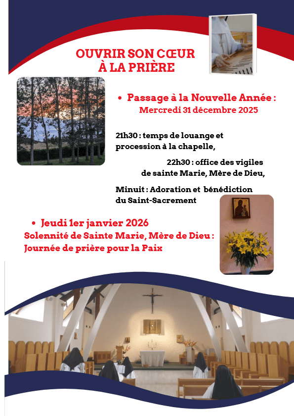 Passage nouvelle année prieuré Béthanie