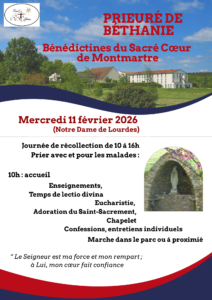 Journée de prière pour les malades prieuré de Béthanie