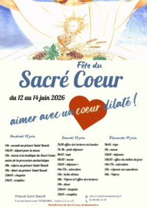 Fête du Sacré Coeur au prieuré Saint-Benoit