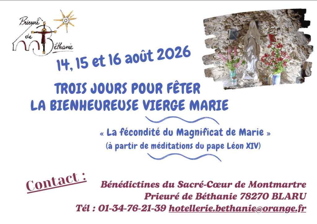 Assomption 2026 blaru béthanie