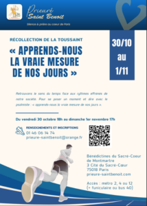 week end paroles de dieu 2026 prieure saint benoit week end paroles de dieu 2026 prieure saint benoit